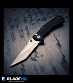 CRKT Tighe Tac Two Tanto Flipper Button Lock Knife GRN (3.25" Satin) 5235 -Blade HQ crkt tighe tact two tanto BHQ 34386 dl