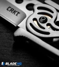 CRKT Van Hoy Snap Lock Folding Knife (2.5" Bead Blast) 5102N -Blade HQ crkt van hoy snap lock BHQ 51824 dl 2