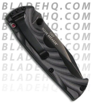 CRKT Black Tiny Tighe Breaker Spring Assisted Knife (2.9" Black Serr) 1097K 4 CRKT Black Tiny Tighe Breaker Spring Assisted Knife (2.9" Black Serr) 1097K - Image 2