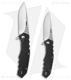 CRKT Ruger Knives Follow-Through Flipper Knife (3.75" Stonewash) R1701 -Blade HQ ruger knives r1701 size cm